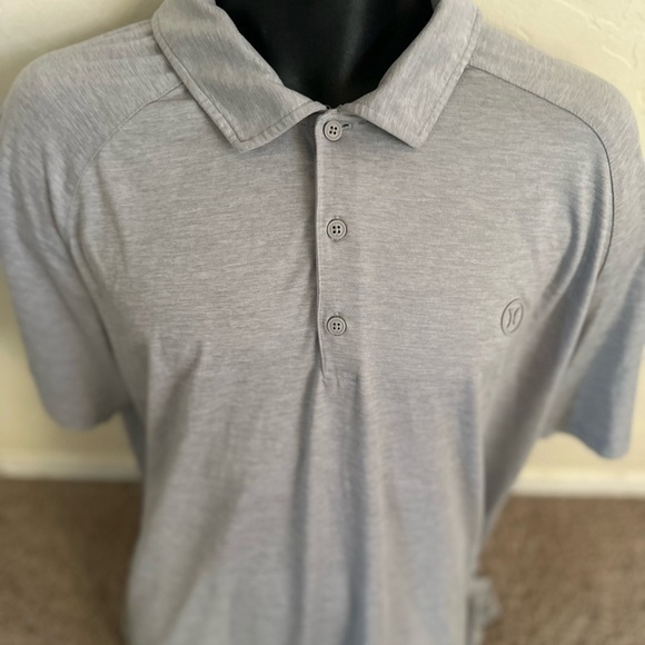 Hurley Other - Mens pre own Hurley size 2XL XXL grey polo shirt